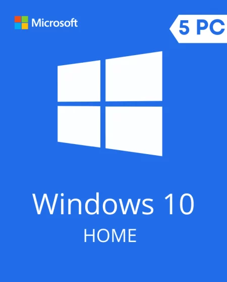 WINDOWS 10 HOME ACTIVATION KEY – (5PC)