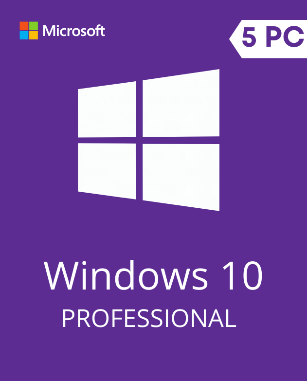 WINDOWS 10 PROFESSIONAL ACTIVATION KEY – (5PC)