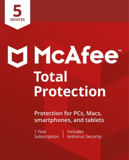 MCAFEE TOTAL PROTECTION – 1 DEVICE 5 YEAR