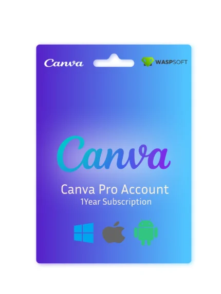 Canva Pro Account 1 Year Subscription waspsoft
